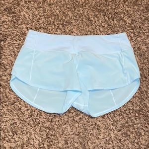 Light Blue Speed Shorts